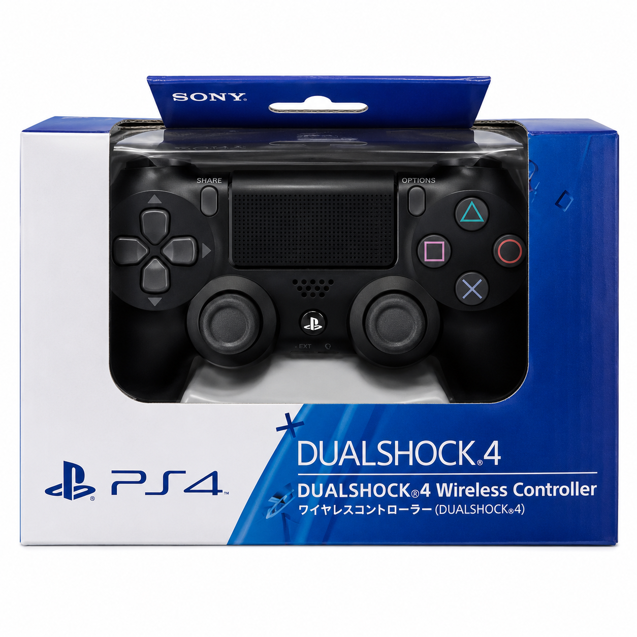 Hộp tay cầm PS4 DualShock 4 Wireless Controller Jet Black rep 1:1, đóng gói chuẩn retail box Sony PlayStation 4.