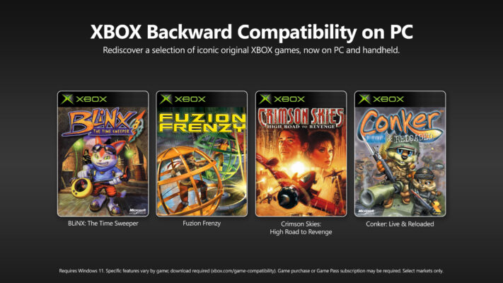 xbox backward compatibility pc rog ally