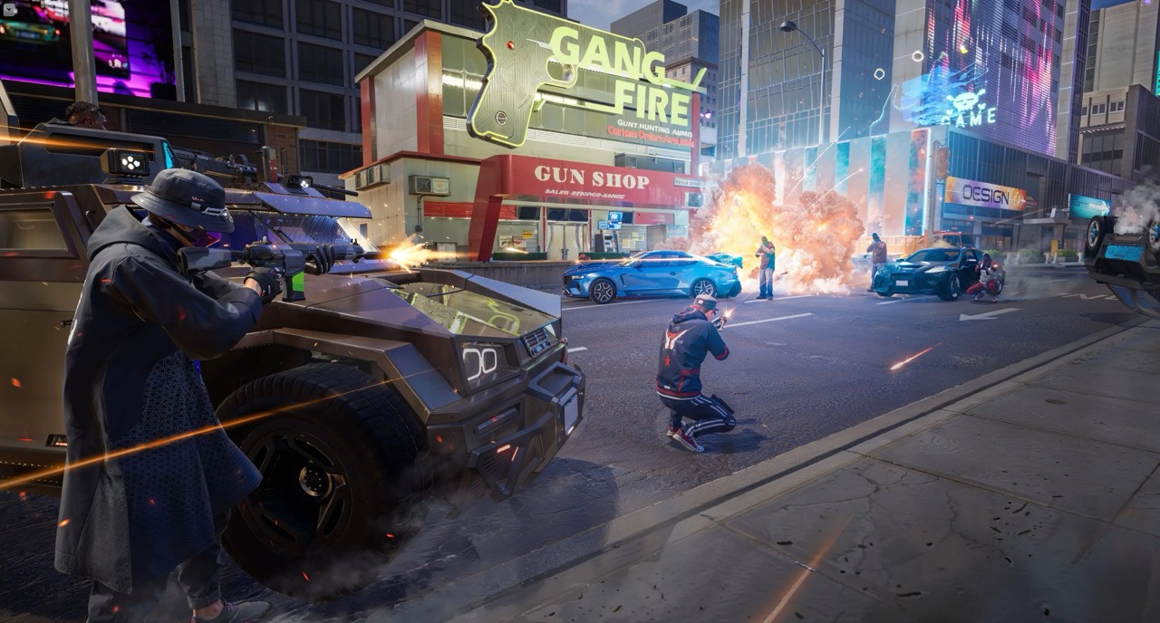 Gameplay Gangstar Mirage City đấu súng trên đường phố thế giới mở