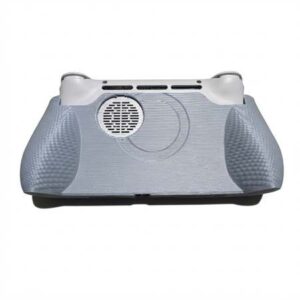 Tay cầm Grip Full Size màu xám bạc ánh kim cho AYN Thor, mặt sau cận cảnh