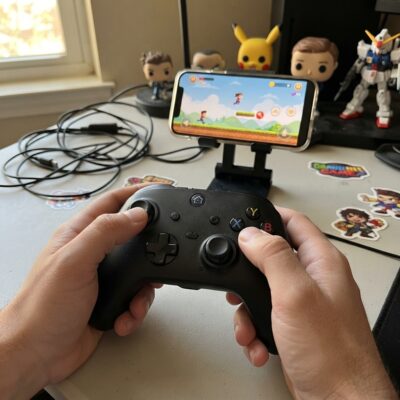 tay cầm chơi game điện thoại bluetooth