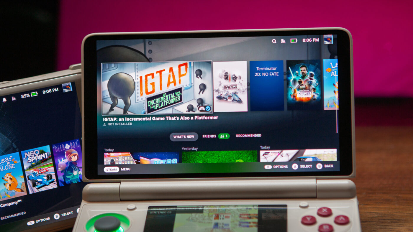 DroidDeck 0.4.0 chạy Steam Big Picture trên AYN Thor