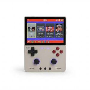 Máy chơi game TrimUI Brick Pro màu xám nền trắng