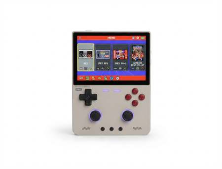 Máy chơi game TrimUI Brick Pro màu xám nền trắng